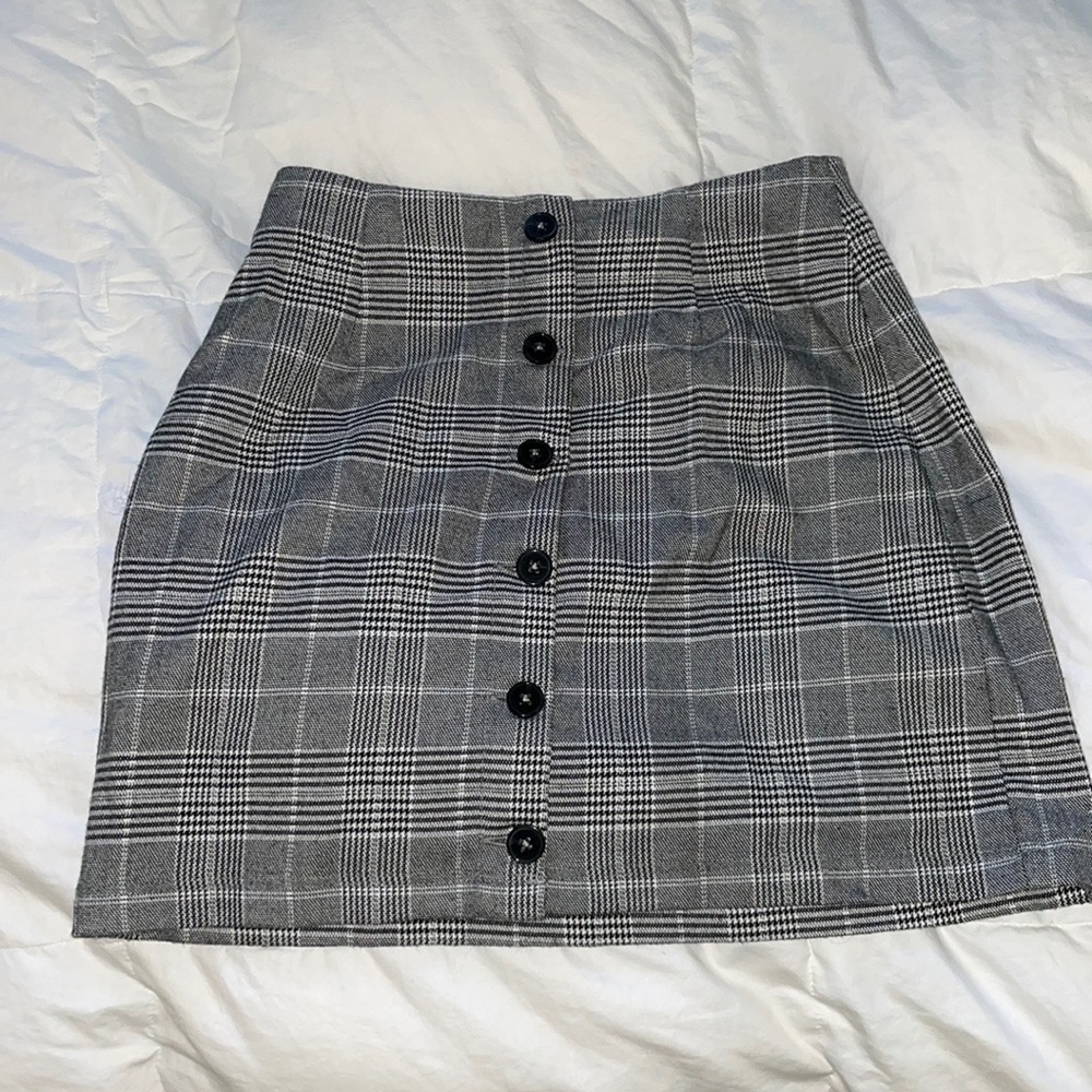 Lottie Moss | Plaid Mini Skirt